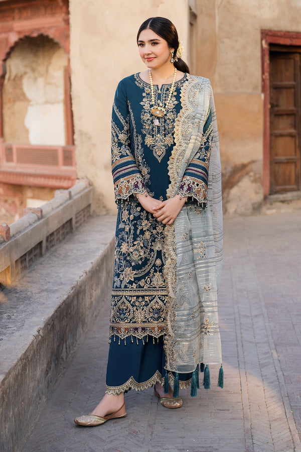 Imrozia Premium | Meeras Luxury Eid 25 | I-223 NEELAM - by - Libasekhas UK - Registered Vendor of : Imrozia Premium - 100% Original Designer Dresss