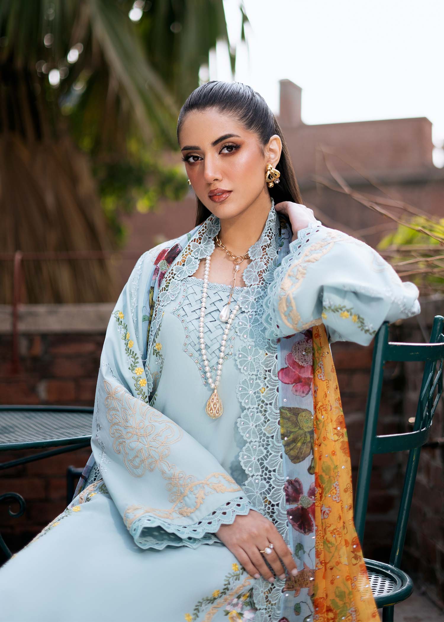 Fozia Khalid | Blossom Festive Lawn 25 |Freesia - by - Libasekhas UK - Registered Vendor of : Fozia Khalid - 100% Original Designer Dresss