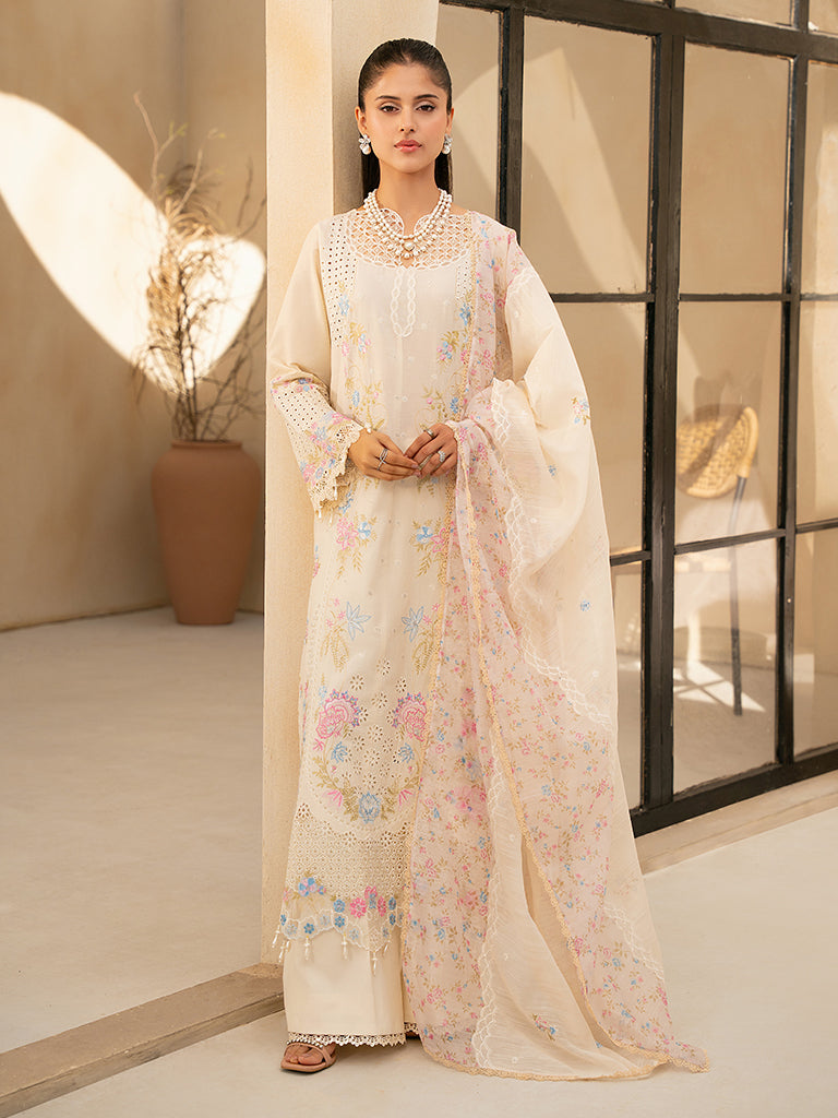 Rajbari | Jahaan Premium Festive Lawn | AIRA (Jahan) 2-A - by - Libasekhas UK - Registered Vendor of : Rajbari - 100% Original Designer Dresss