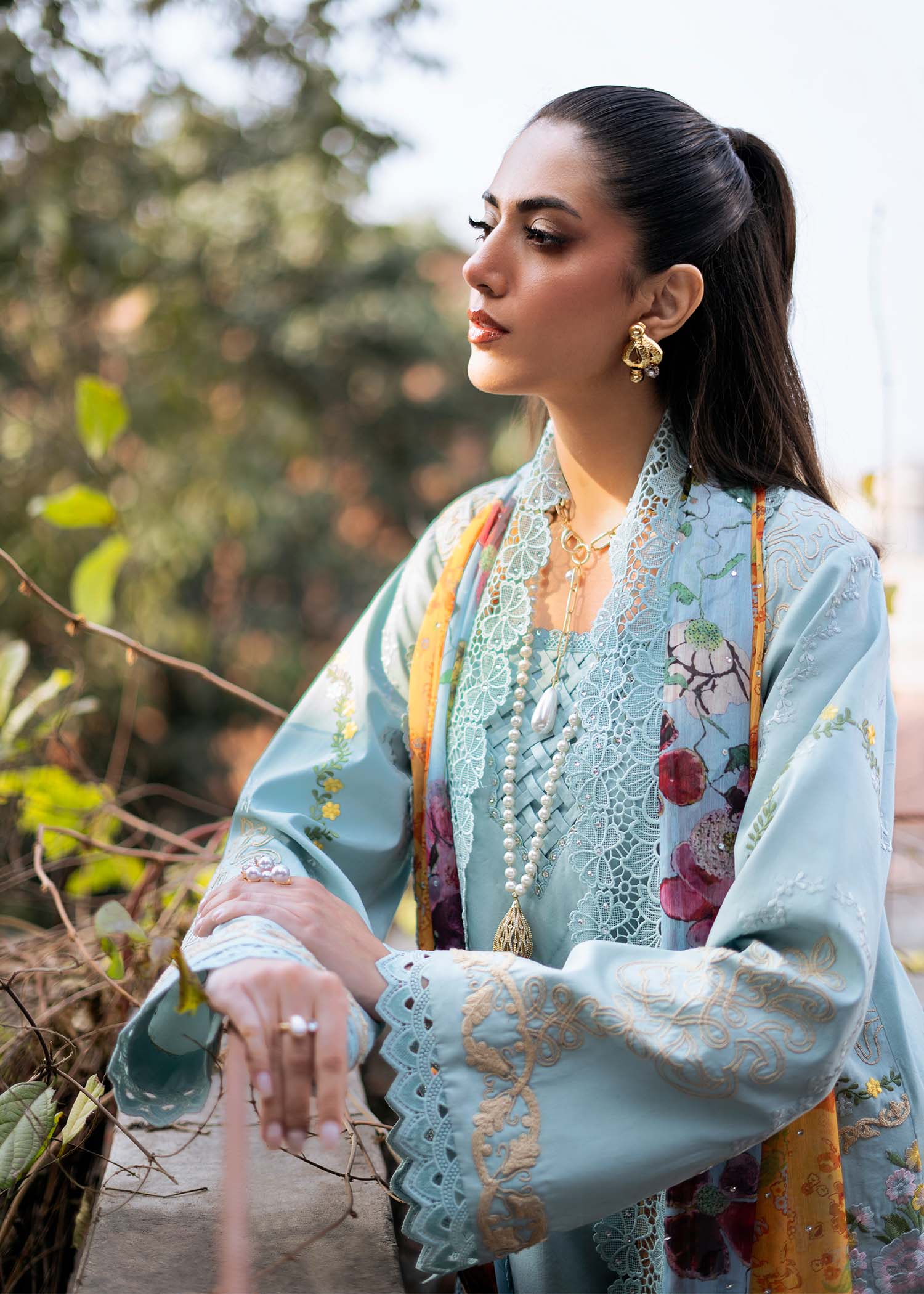 Fozia Khalid | Blossom Festive Lawn 25 |Freesia - by - Libasekhas UK - Registered Vendor of : Fozia Khalid - 100% Original Designer Dresss