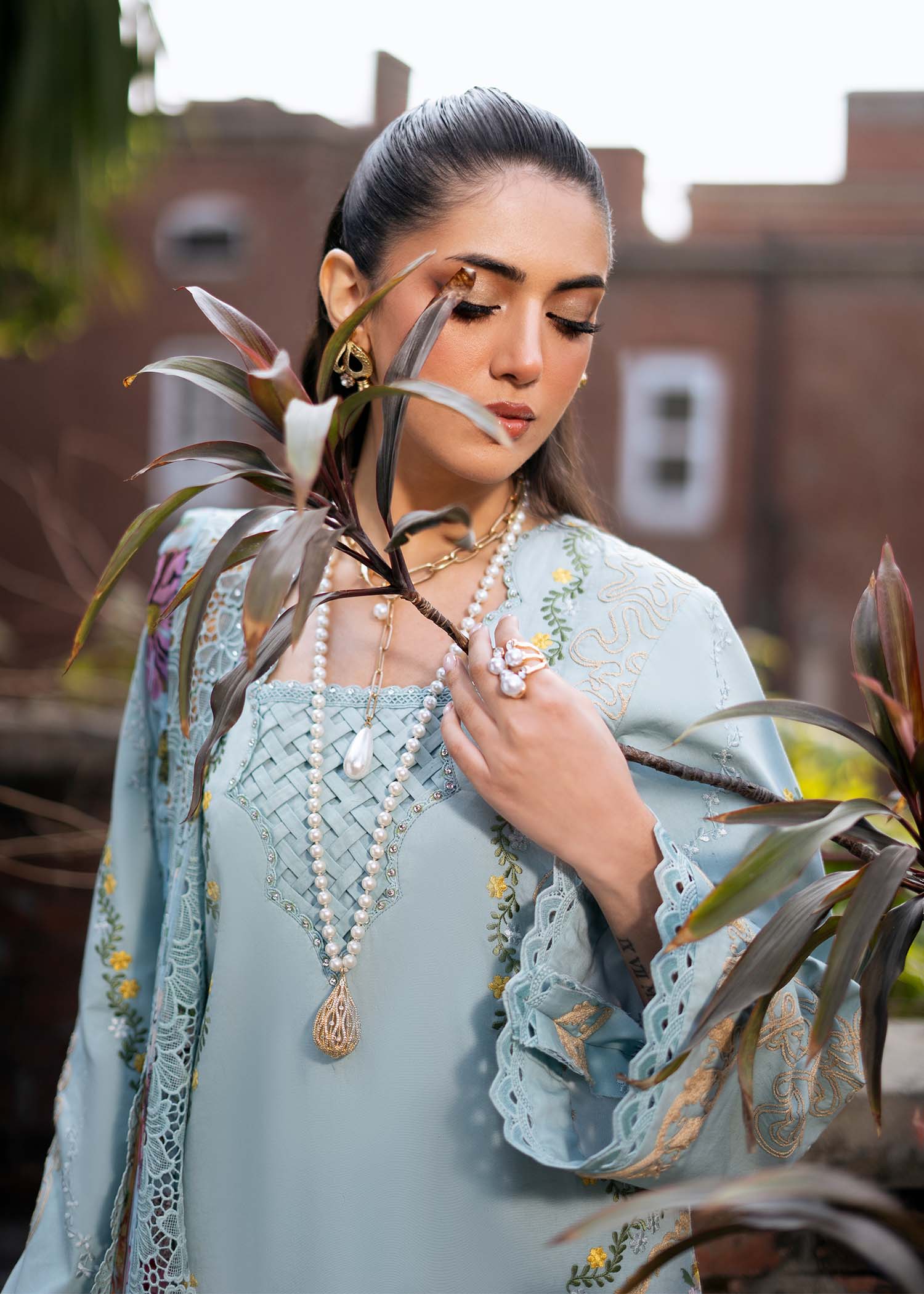 Fozia Khalid | Blossom Festive Lawn 25 |Freesia - by - Libasekhas UK - Registered Vendor of : Fozia Khalid - 100% Original Designer Dresss