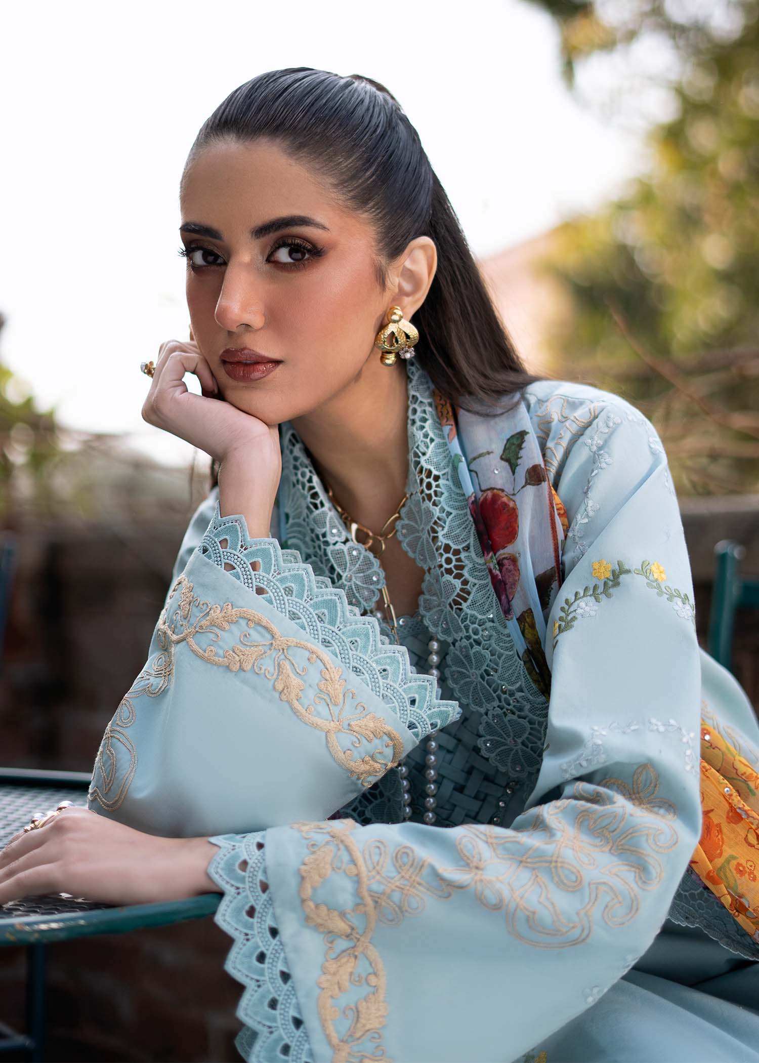 Fozia Khalid | Blossom Festive Lawn 25 |Freesia - by - Libasekhas UK - Registered Vendor of : Fozia Khalid - 100% Original Designer Dresss