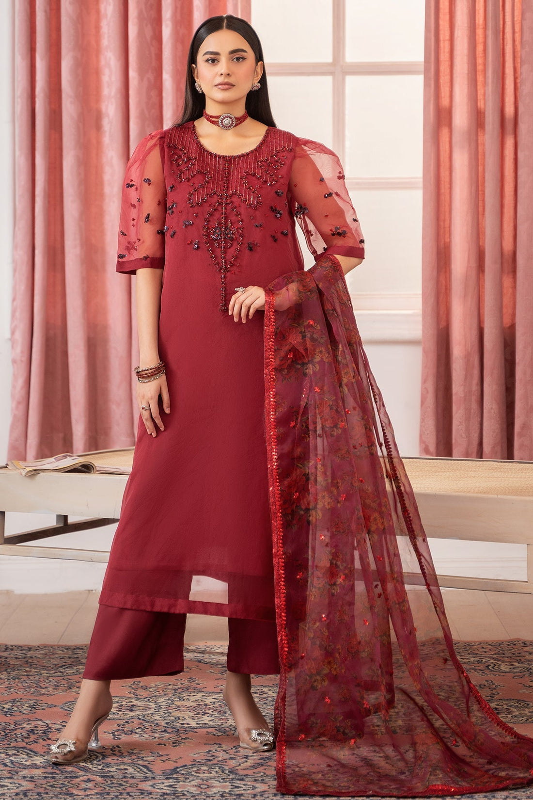 Charizma | Festive Pret | CMA-5-119 - by - Libasekhas UK - Registered Vendor of : Charizma - 100% Original Designer Dresss