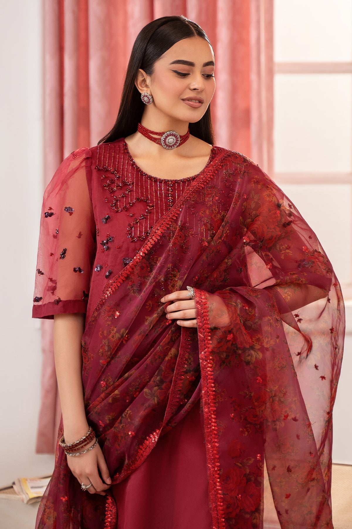 Charizma | Festive Pret | CMA-5-119 - by - Libasekhas UK - Registered Vendor of : Charizma - 100% Original Designer Dresss
