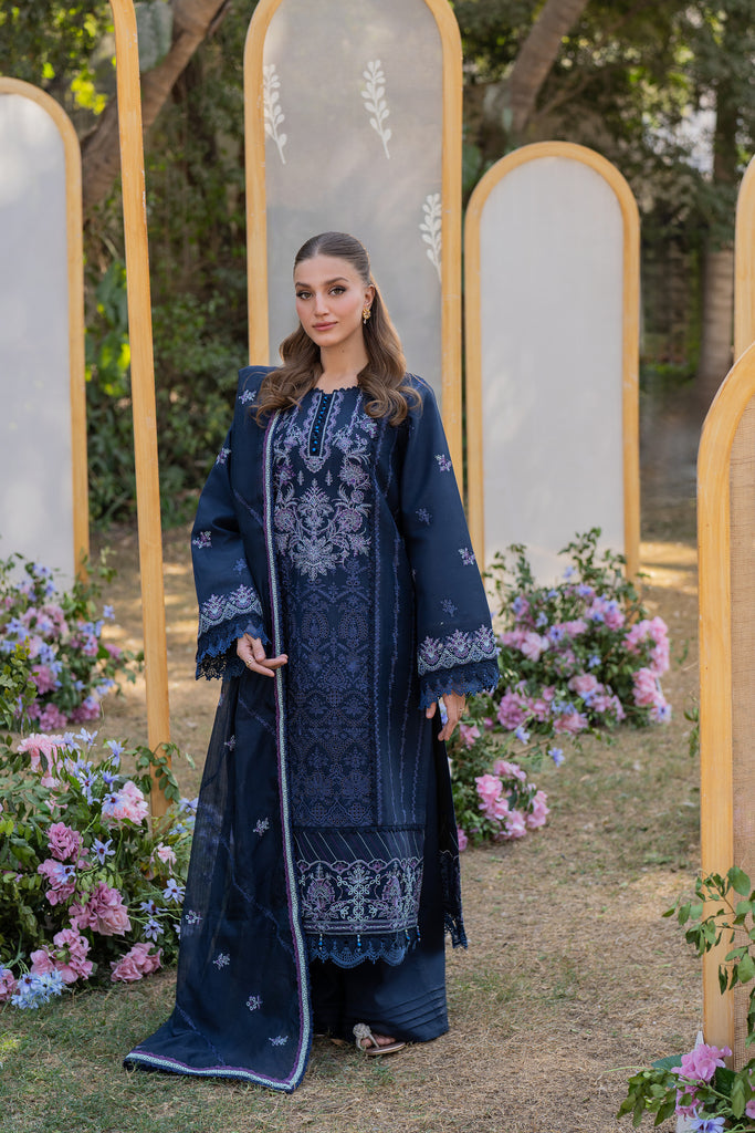 Florent | Chikankari Eid 25 | FLC- 7 - by - Libasekhas UK - Registered Vendor of : Florent - 100% Original Designer Dresss
