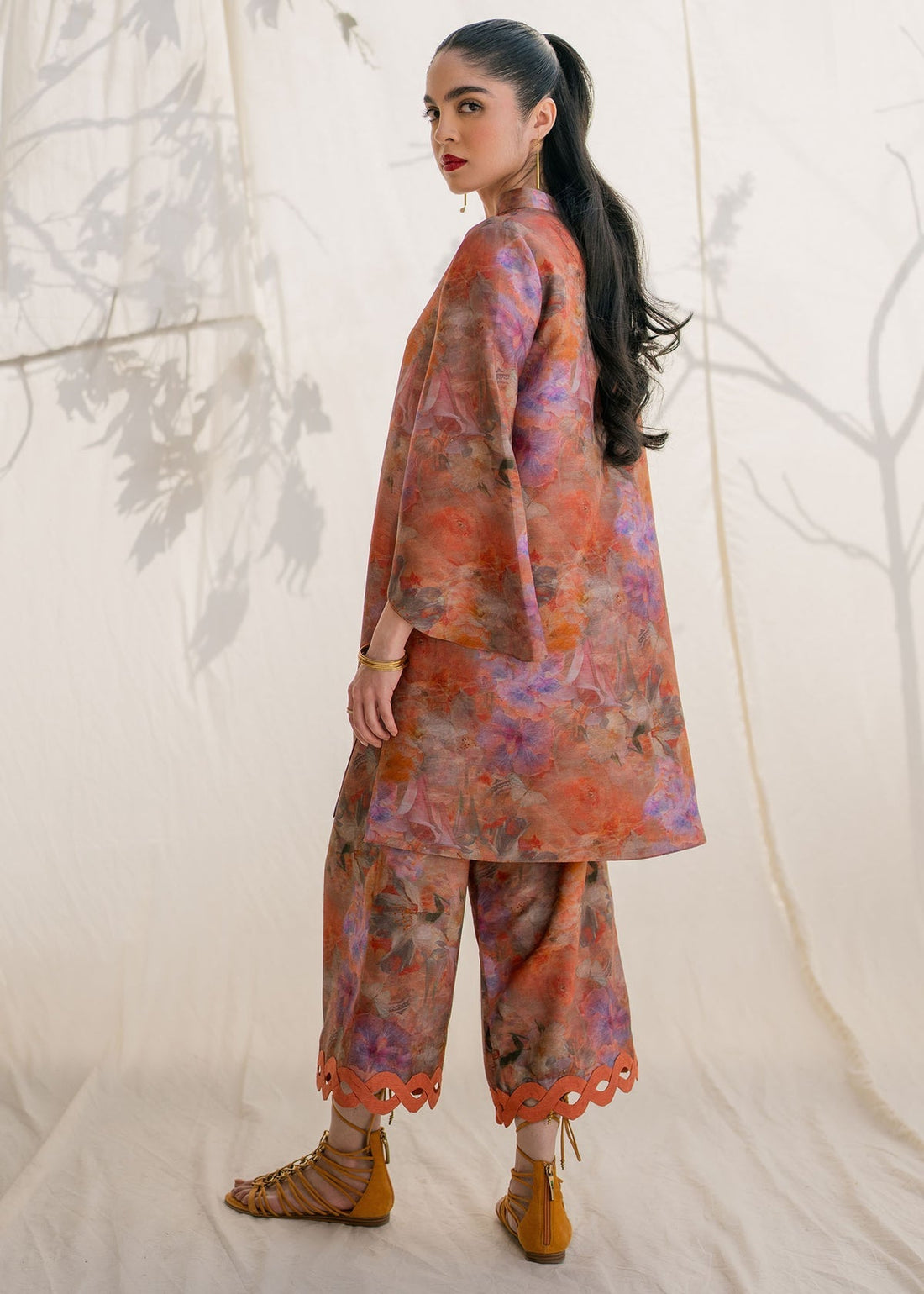 Mahgul | Samara Pret | Coral Sea - by - Libasekhas UK - Registered Vendor of : Mahgul - 100% Original Designer Dresss