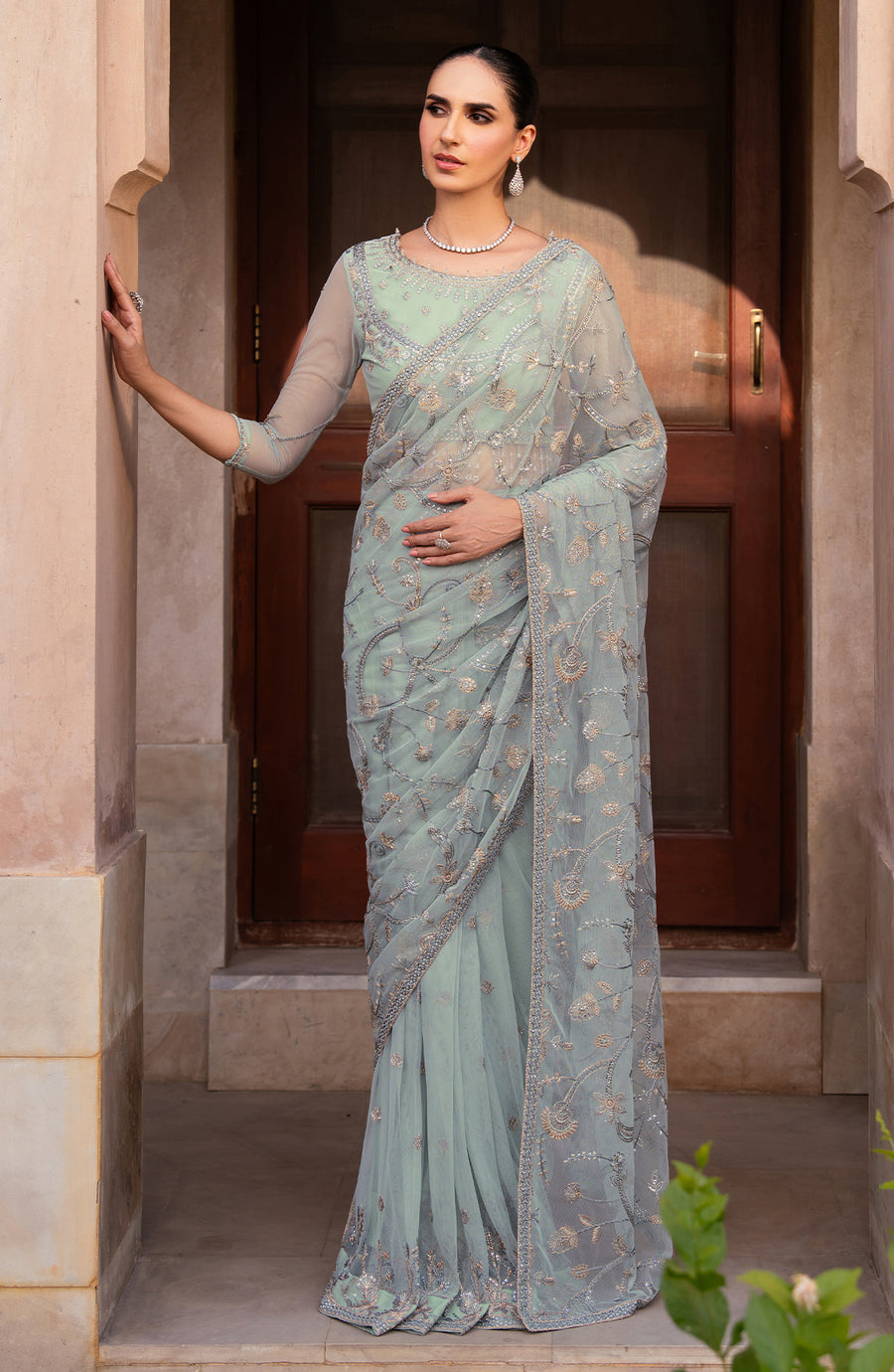 Zarif | Sahiba Formals | UNST-SBA-06 INEESA - by Libasekhas UK - Registered Vendor of : Zarif - 100% Original Designer Dress