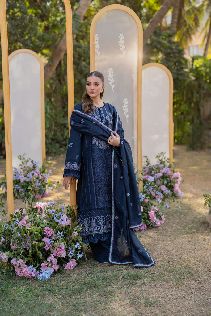 Florent | Chikankari Eid 25 | FLC- 7 - by - Libasekhas UK - Registered Vendor of : Florent - 100% Original Designer Dresss