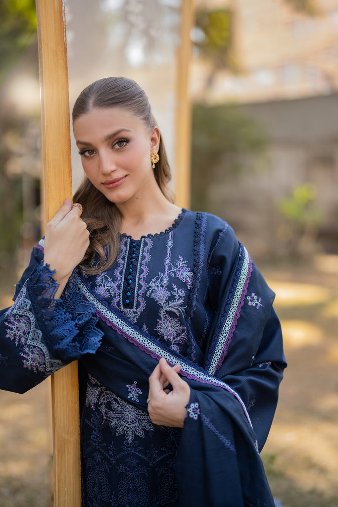 Florent | Chikankari Eid 25 | FLC- 7 - by - Libasekhas UK - Registered Vendor of : Florent - 100% Original Designer Dresss