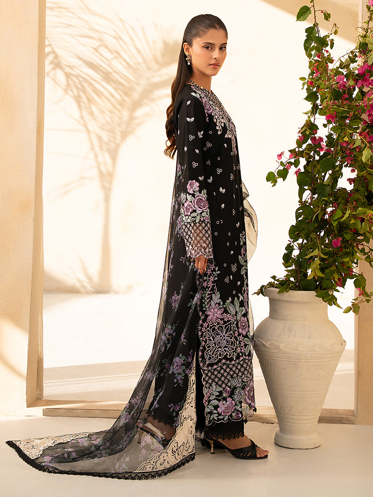 Rajbari | Jahaan Premium Festive Lawn | VERA (Jahan) 1-A - by - Libasekhas UK - Registered Vendor of : Rajbari - 100% Original Designer Dresss