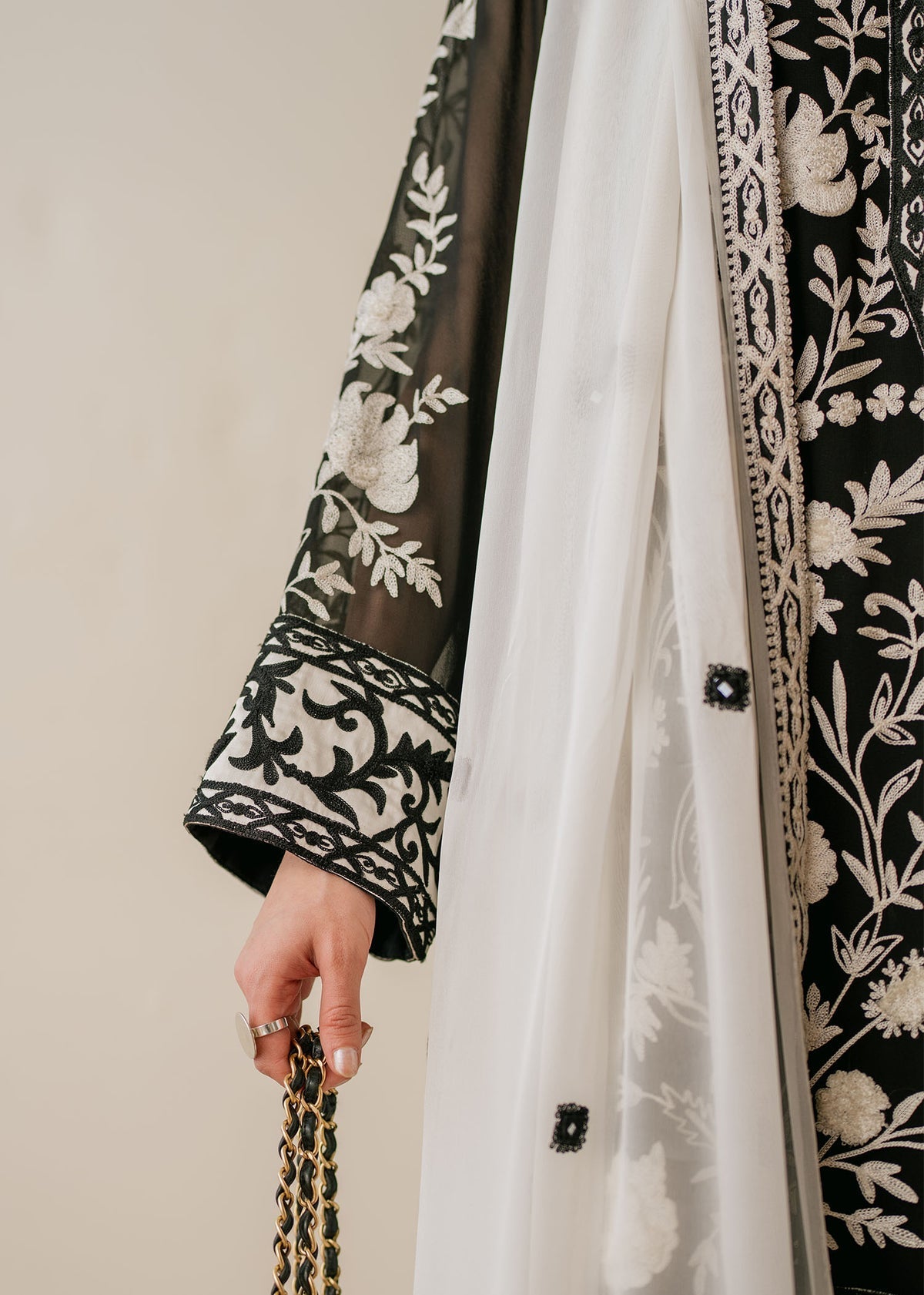 Mahgul | Samara Pret | Onyx Jewel - by - Libasekhas UK - Registered Vendor of : Mahgul - 100% Original Designer Dresss