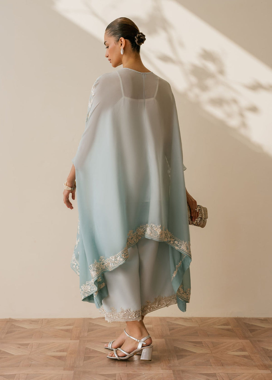 Mahgul | Samara Pret | Sea Pearl - by - Libasekhas UK - Registered Vendor of : Mahgul - 100% Original Designer Dresss