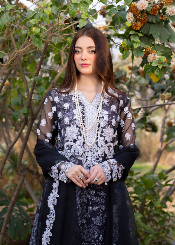 Myeesha | Lamhay Luxury Lawn 25 | Chandni - by - Libasekhas UK - Registered Vendor of : Myeesha - 100% Original Designer Dresss