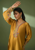 Jeem | Celestial Luxe Formals | MOSS MUSTARD - by Libasekhas UK - Registered Vendor of : Jeem - 100% Original Designer Dress