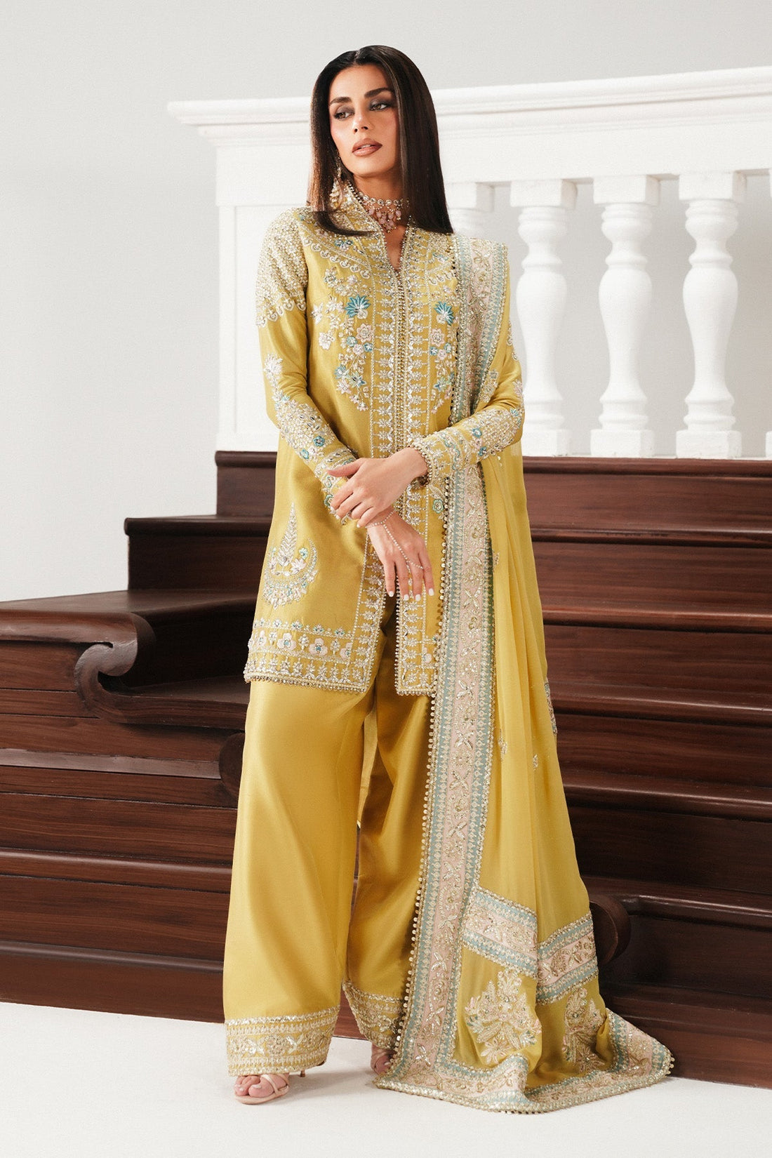 Saad Bin Shahzad | Festive Pret 26 | Mihra - by Libasekhas UK - Registered Vendor of : Saad Bin Shahzad - 100% Original Designer Dress