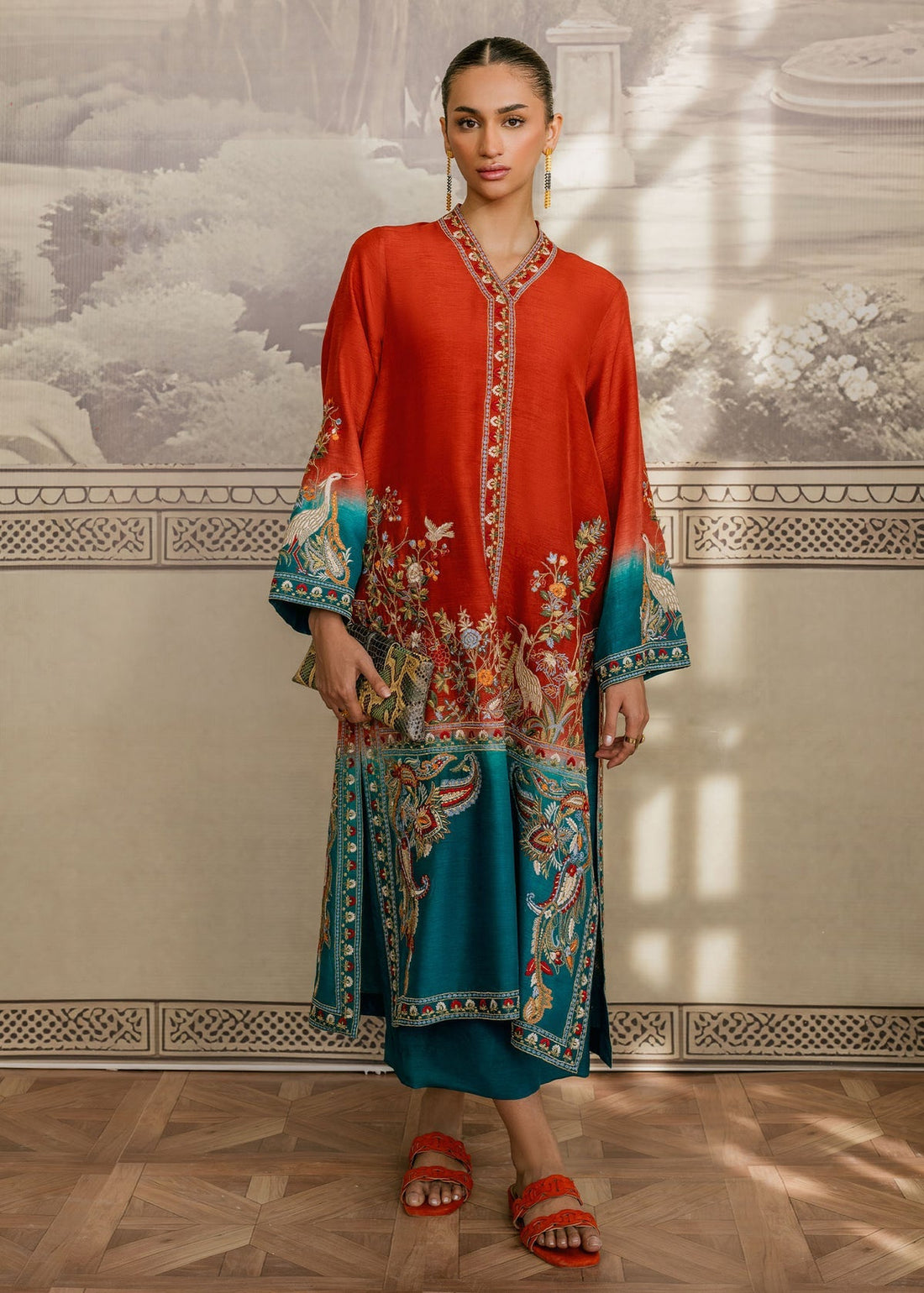 Mahgul | Samara Pret | Jade Sun - by - Libasekhas UK - Registered Vendor of : Mahgul - 100% Original Designer Dresss