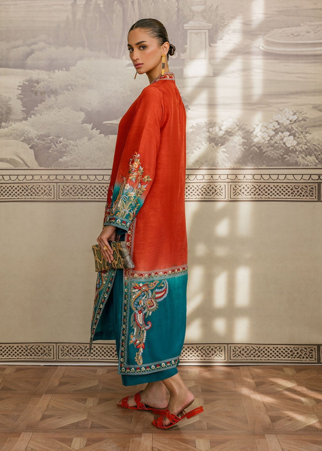 Mahgul | Samara Pret | Jade Sun - by - Libasekhas UK - Registered Vendor of : Mahgul - 100% Original Designer Dresss