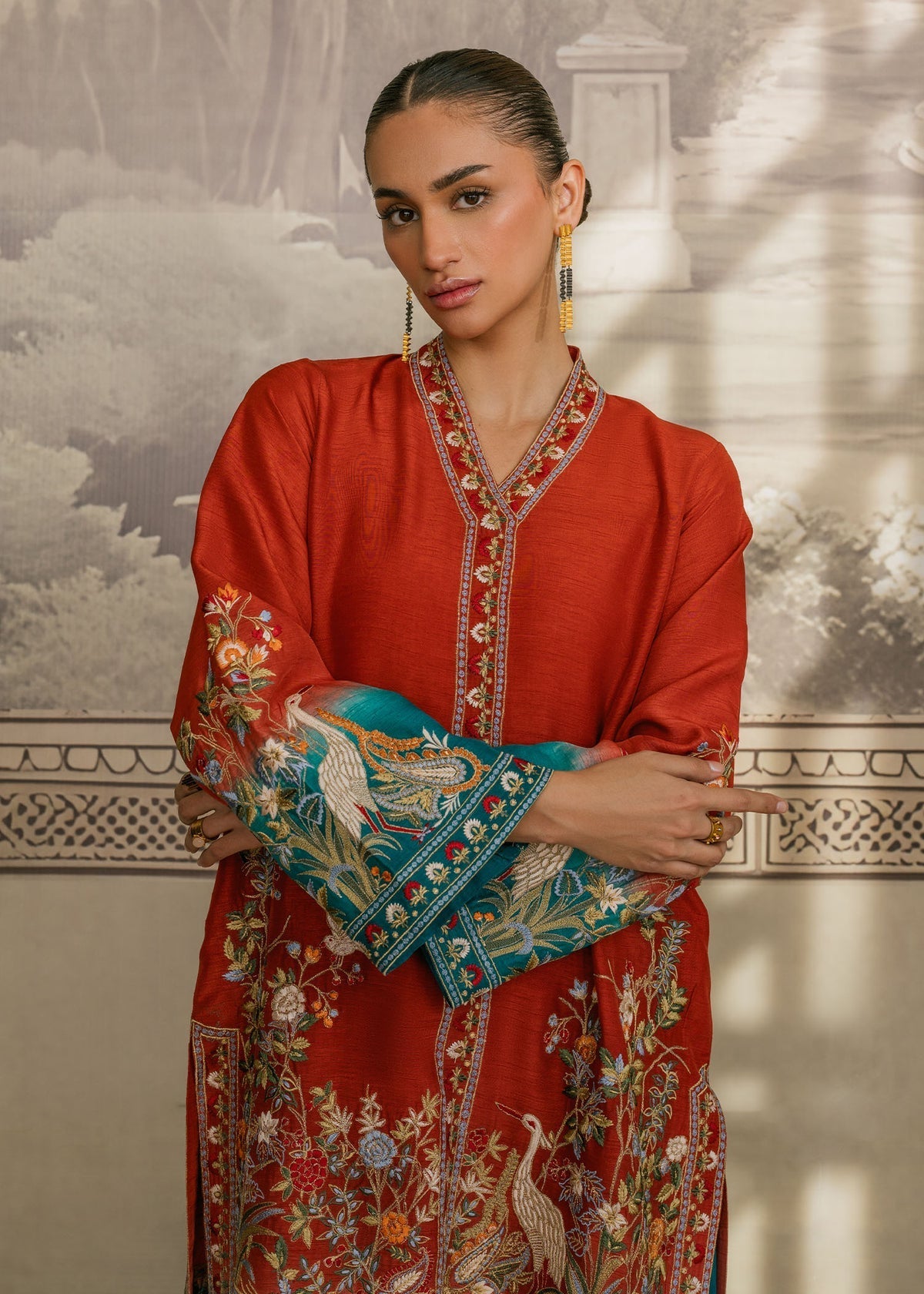 Mahgul | Samara Pret | Jade Sun - by - Libasekhas UK - Registered Vendor of : Mahgul - 100% Original Designer Dresss
