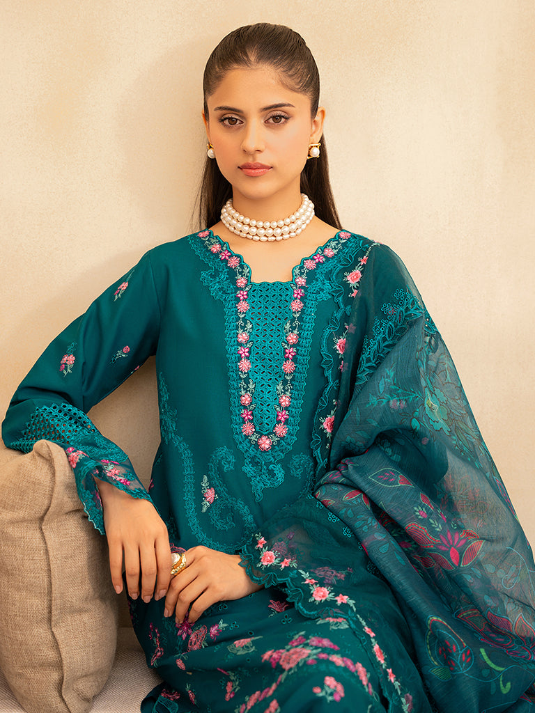 Rajbari | Jahaan Premium Festive Lawn | ZARA (Jahan) 3-A - by - Libasekhas UK - Registered Vendor of : Rajbari - 100% Original Designer Dresss
