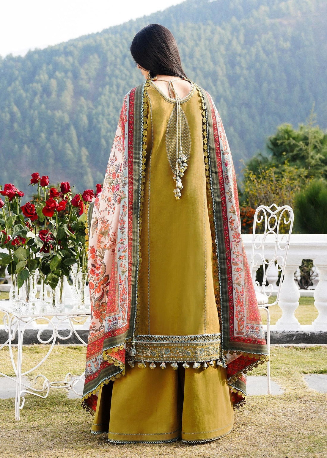 Hussain Rehar | Winter Shawl 24 | Sehr - by - Libasekhas UK - Registered Vendor of : Hussain Rehar - 100% Original Designer Dresss