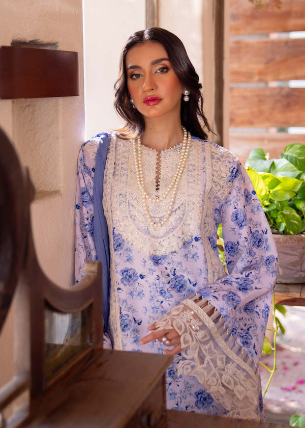 Myeesha | Lamhay Luxury Lawn 25 | Aasma - by - Libasekhas UK - Registered Vendor of : Myeesha - 100% Original Designer Dresss