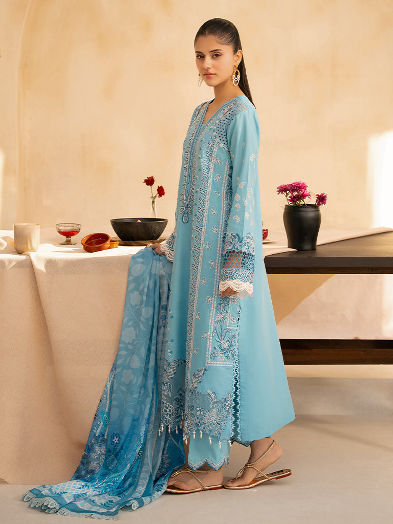 Rajbari | Jahaan Premium Festive Lawn | SIRA (Jahan) 5-B - by - Libasekhas UK - Registered Vendor of : Rajbari - 100% Original Designer Dresss