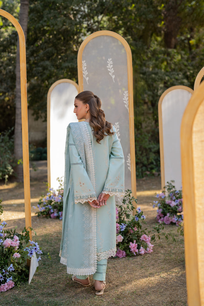 Florent | Chikankari Eid 25 | FLC-1A - by - Libasekhas UK - Registered Vendor of : Florent - 100% Original Designer Dresss