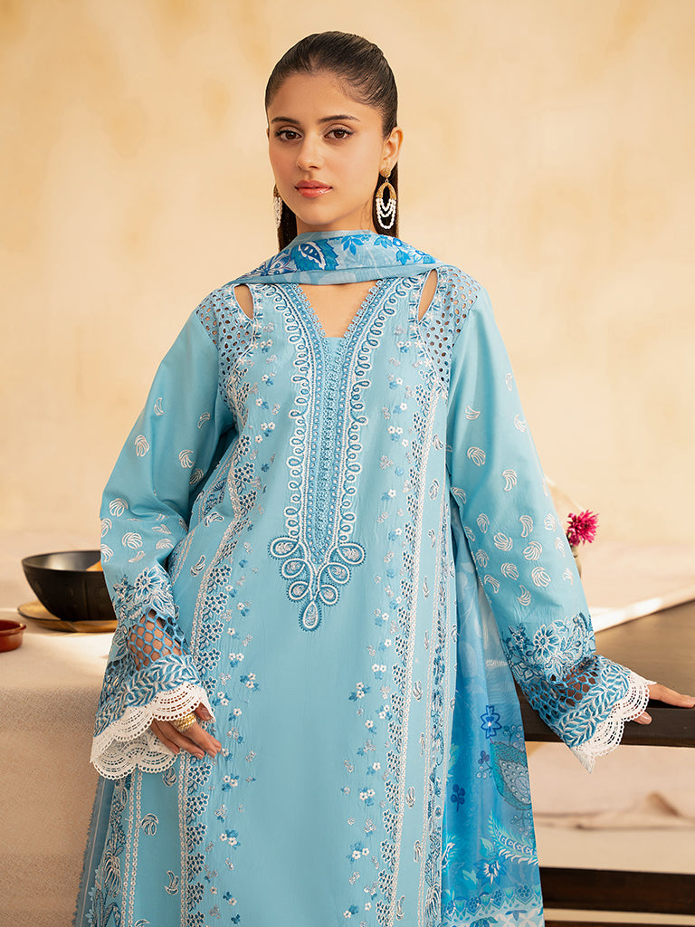 Rajbari | Jahaan Premium Festive Lawn | SIRA (Jahan) 5-B - by - Libasekhas UK - Registered Vendor of : Rajbari - 100% Original Designer Dresss