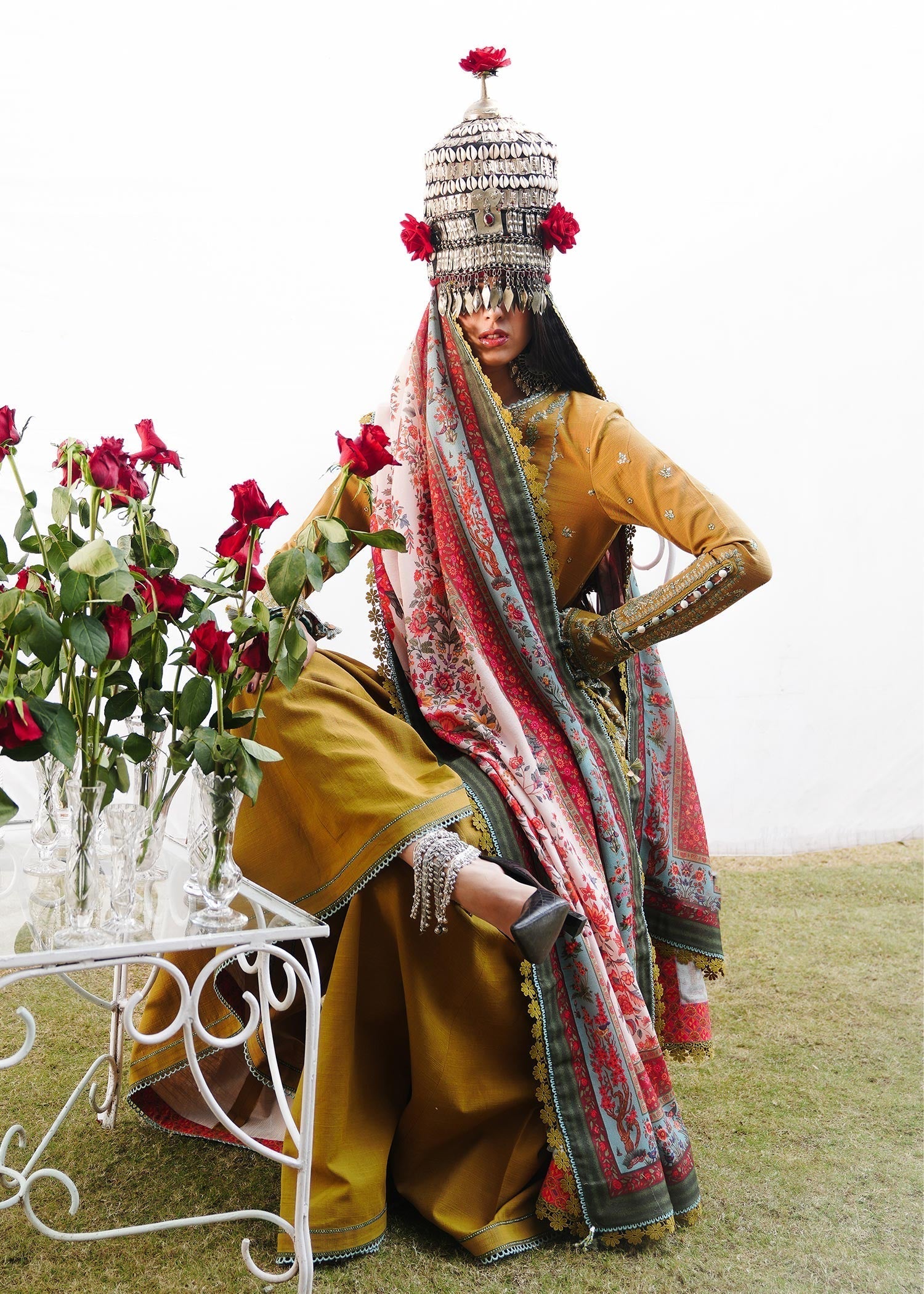 Hussain Rehar | Winter Shawl 24 | Sehr - by - Libasekhas UK - Registered Vendor of : Hussain Rehar - 100% Original Designer Dresss