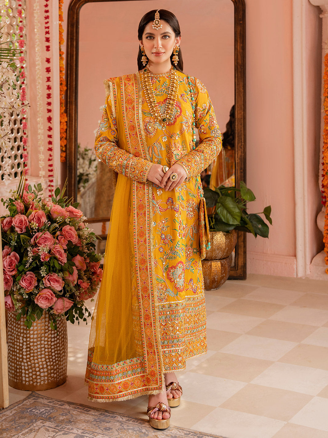 Faiza Faisal | Heeriye Luxury Formals | Sofia - by - Libasekhas UK - Registered Vendor of : Faiza Faisal - 100% Original Designer Dresss