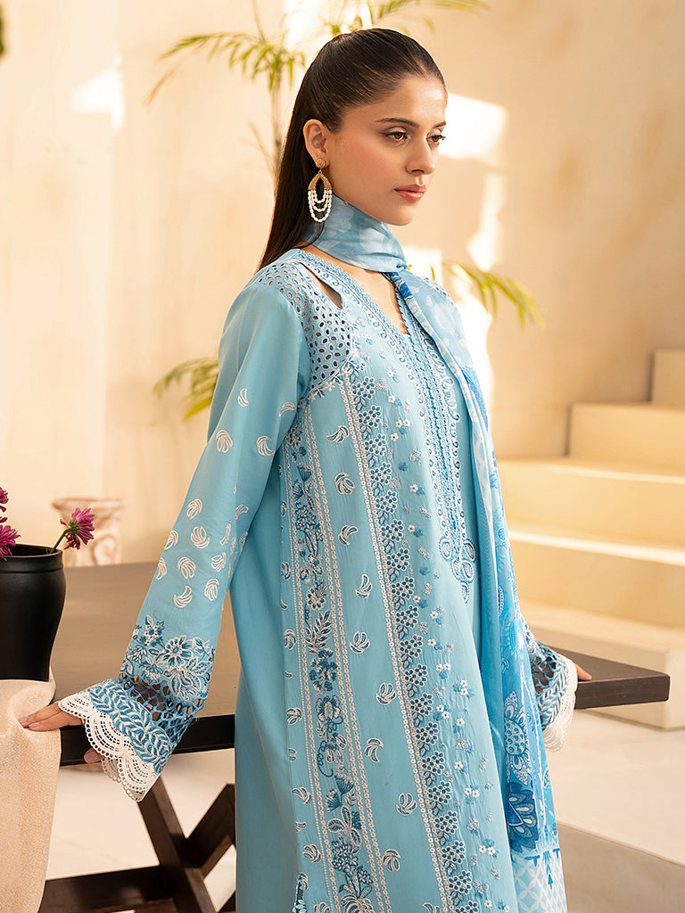 Rajbari | Jahaan Premium Festive Lawn | SIRA (Jahan) 5-B - by - Libasekhas UK - Registered Vendor of : Rajbari - 100% Original Designer Dresss