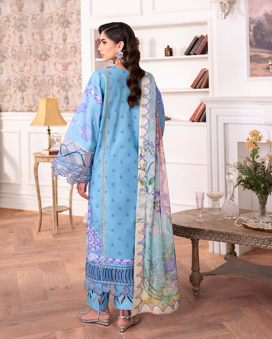 Roheenaz | Aezel Embroidered Cambric | Miren - by Libasekhas UK - Registered Vendor of : Roheenaz - 100% Original Designer Dress