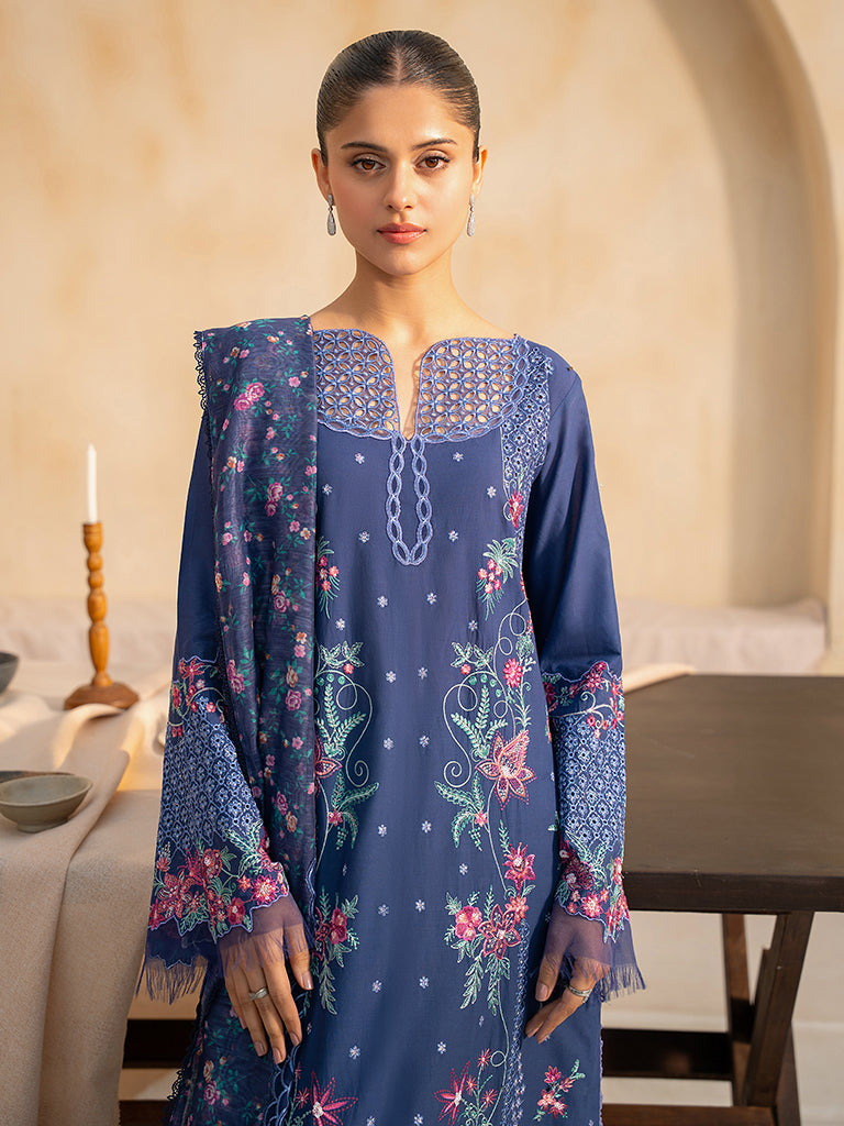Rajbari | Jahaan Premium Festive Lawn | TALIAH (Jahan) 2-B - by - Libasekhas UK - Registered Vendor of : Rajbari - 100% Original Designer Dresss