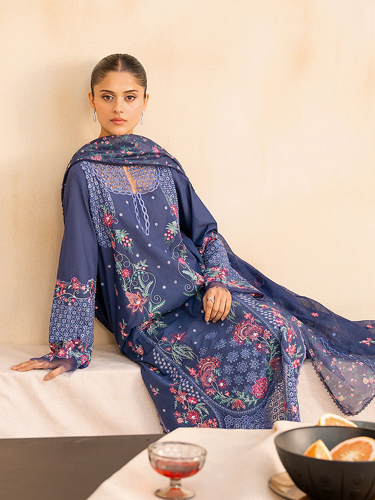 Rajbari | Jahaan Premium Festive Lawn | TALIAH (Jahan) 2-B - by - Libasekhas UK - Registered Vendor of : Rajbari - 100% Original Designer Dresss