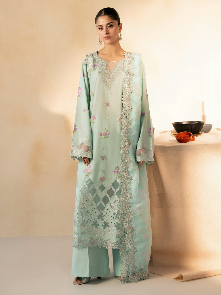 Rajbari | Jahaan Premium Festive Lawn | AALYA (Jahan) 4-A - by - Libasekhas UK - Registered Vendor of : Rajbari - 100% Original Designer Dresss