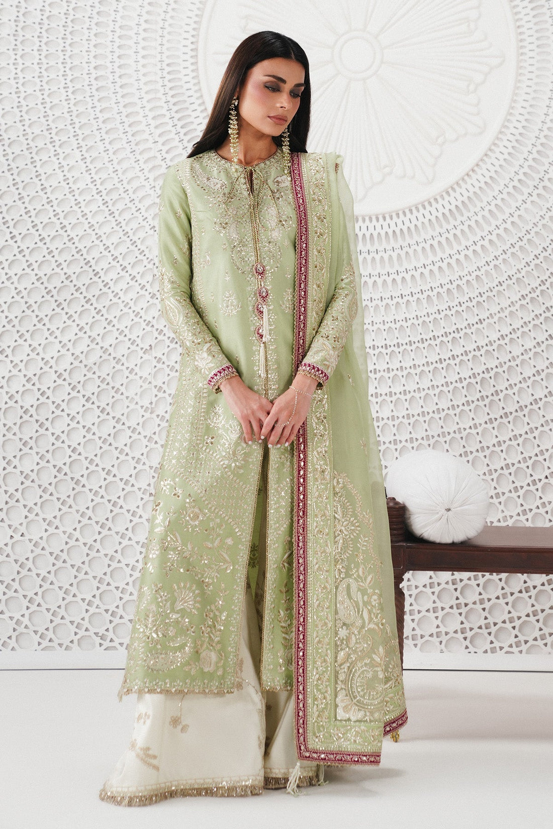 Saad Bin Shahzad | Festive Pret 26 |Reeha - by Libasekhas UK - Registered Vendor of : Saad Bin Shahzad - 100% Original Designer Dress
