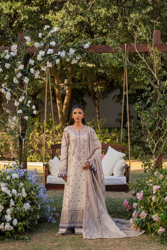 Florent | Chikankari Eid 25 | FLC- 3B - by - Libasekhas UK - Registered Vendor of : Florent - 100% Original Designer Dresss