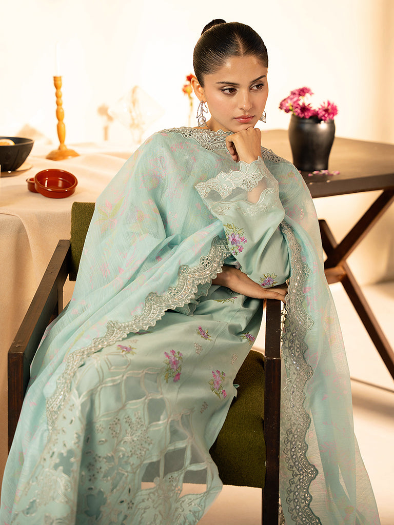 Rajbari | Jahaan Premium Festive Lawn | AALYA (Jahan) 4-A - by - Libasekhas UK - Registered Vendor of : Rajbari - 100% Original Designer Dresss