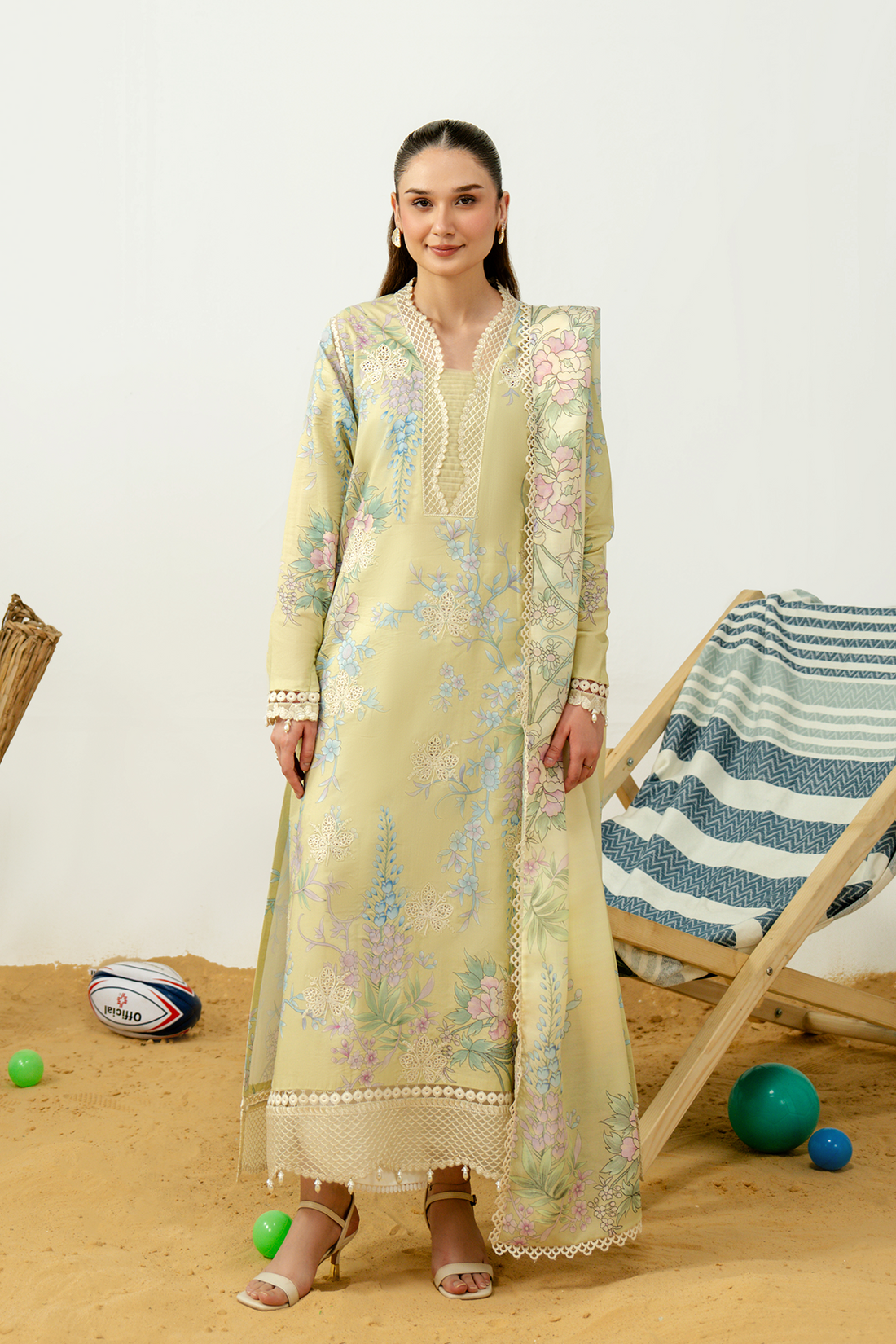 Zarposh | Sundaze Luxe Pret | MISTRAL - by Libasekhas UK - Registered Vendor of : Zarposh - 100% Original Designer Dress