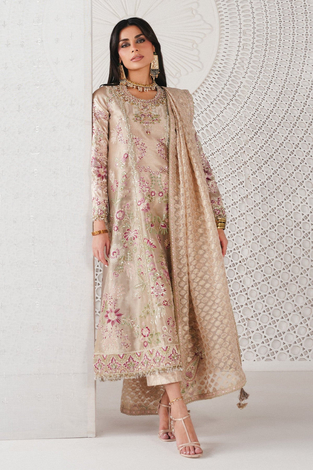 Saad Bin Shahzad | Festive Pret 26 | Zari - by Libasekhas UK - Registered Vendor of : Saad Bin Shahzad - 100% Original Designer Dress
