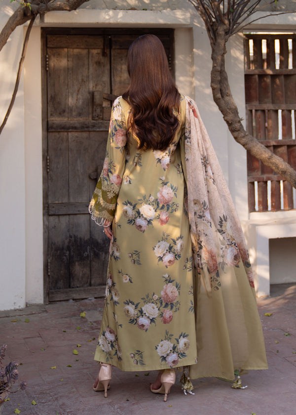 Myeesha | Lamhay Luxury Lawn 25 | Zarnish - by - Libasekhas UK - Registered Vendor of : Myeesha - 100% Original Designer Dresss