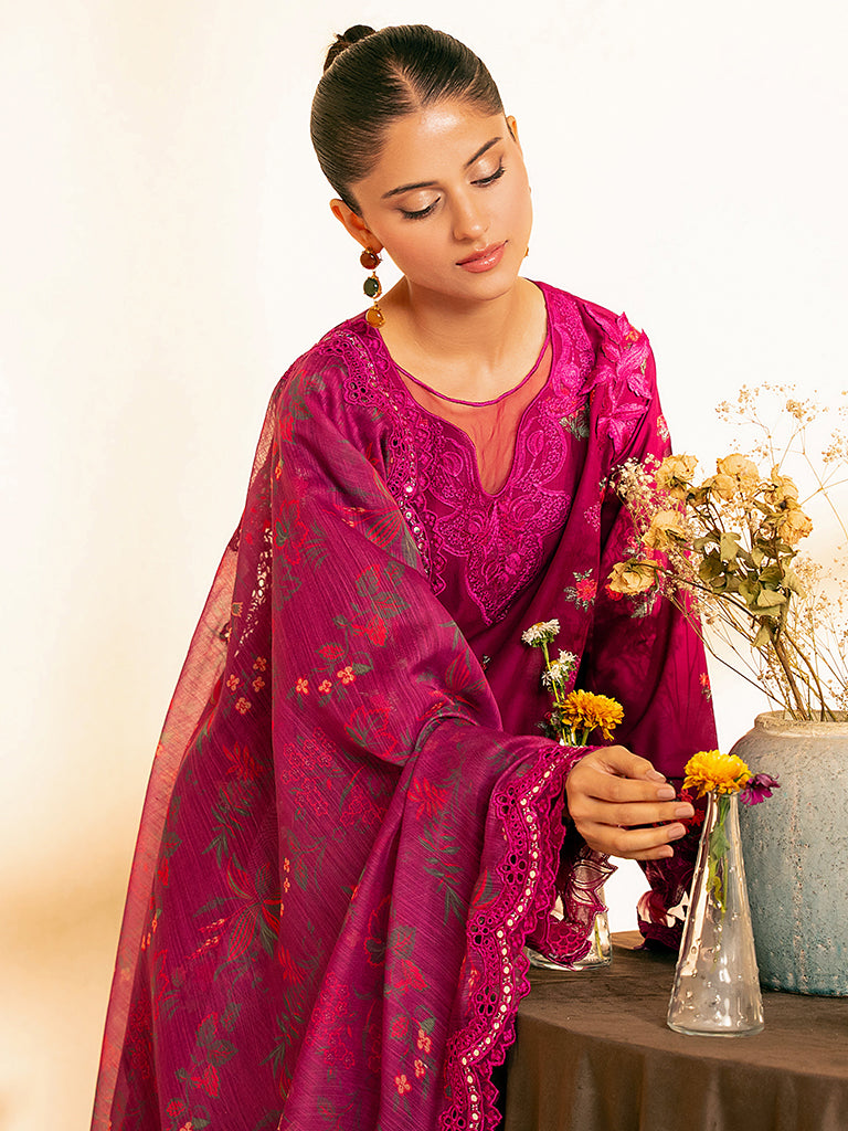 Rajbari | Jahaan Premium Festive Lawn | MAYA (Jahan) 4-B - by - Libasekhas UK - Registered Vendor of : Rajbari - 100% Original Designer Dresss