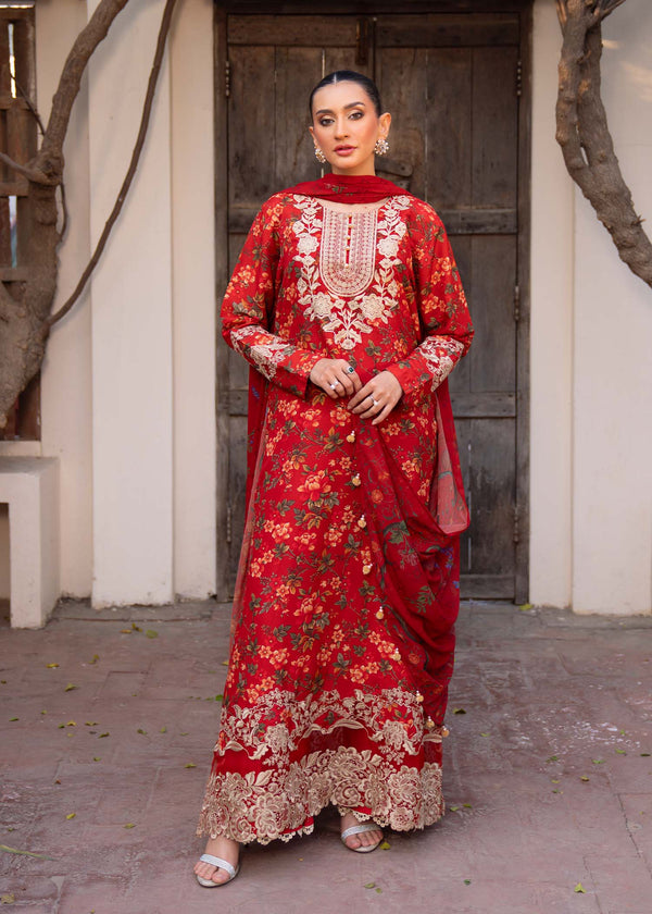 Myeesha | Lamhay Luxury Lawn 25 | Aatish - by - Libasekhas UK - Registered Vendor of : Myeesha - 100% Original Designer Dresss