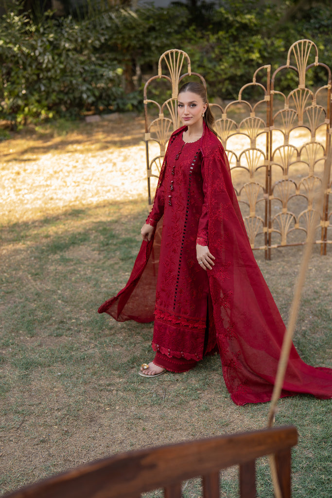Florent | Chikankari Eid 25 | FLC- 4B - by - Libasekhas UK - Registered Vendor of : Florent - 100% Original Designer Dresss