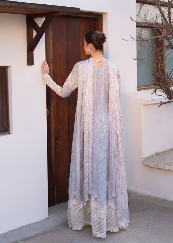 Myeesha | Lamhay Luxury Lawn 25 | Aabroo - by - Libasekhas UK - Registered Vendor of : Myeesha - 100% Original Designer Dresss