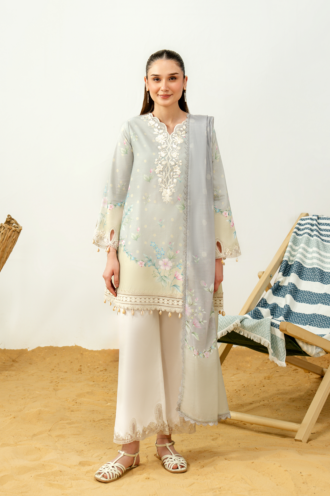 Zarposh | Sundaze Luxe Pret | Nivara - by Libasekhas UK - Registered Vendor of : Zarposh - 100% Original Designer Dress