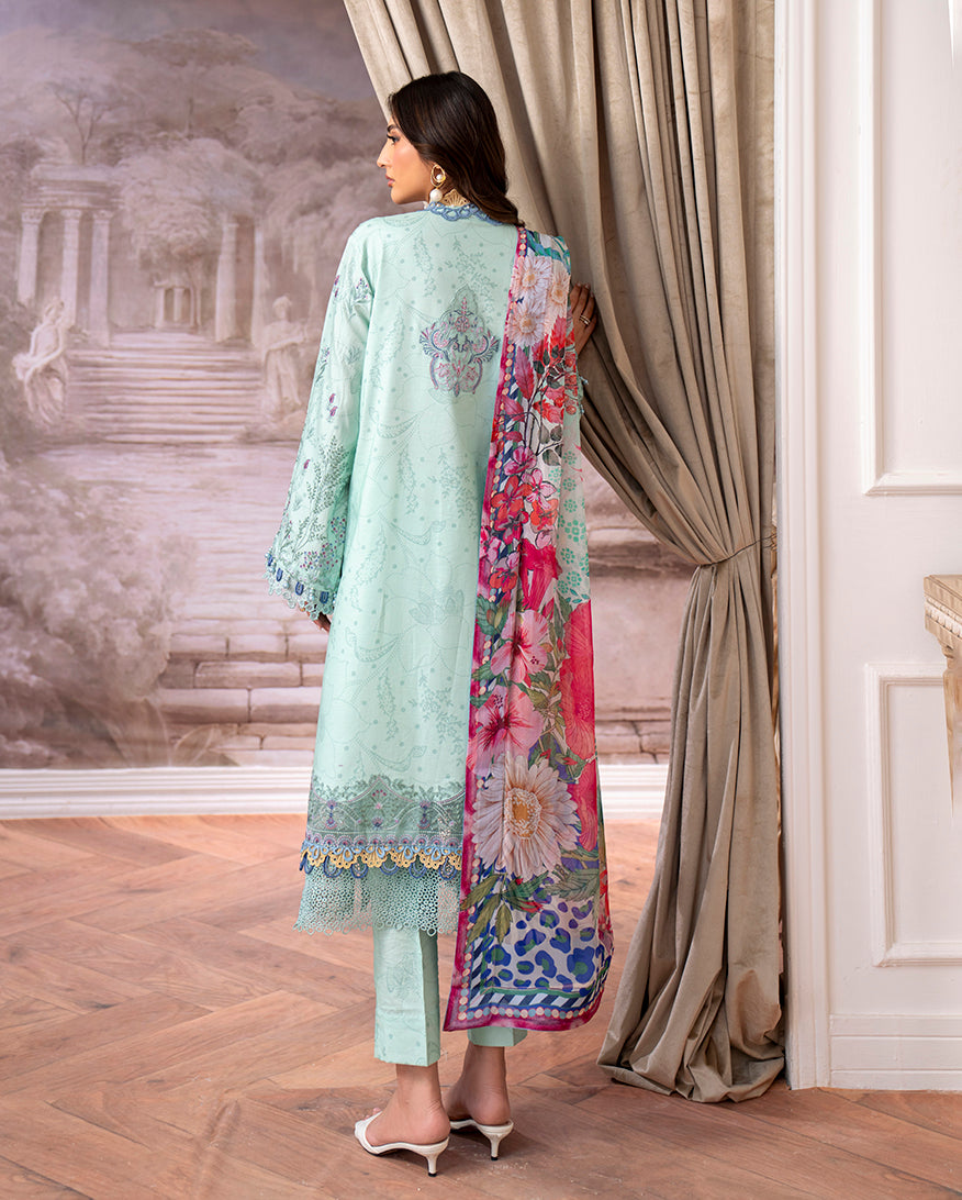 Roheenaz | Aezel Embroidered Cambric | Avira - by Libasekhas UK - Registered Vendor of : Roheenaz - 100% Original Designer Dress