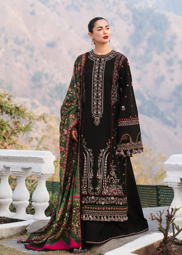 Hussain Rehar | Winter Shawl 24 | Zobia - by - Libasekhas UK - Registered Vendor of : Hussain Rehar - 100% Original Designer Dresss