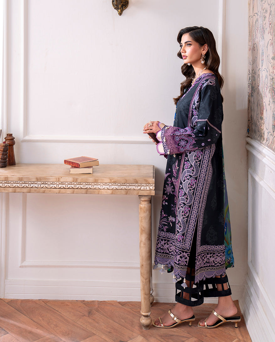 Roheenaz | Aezel Embroidered Cambric | Emera - by Libasekhas UK - Registered Vendor of : Roheenaz - 100% Original Designer Dress