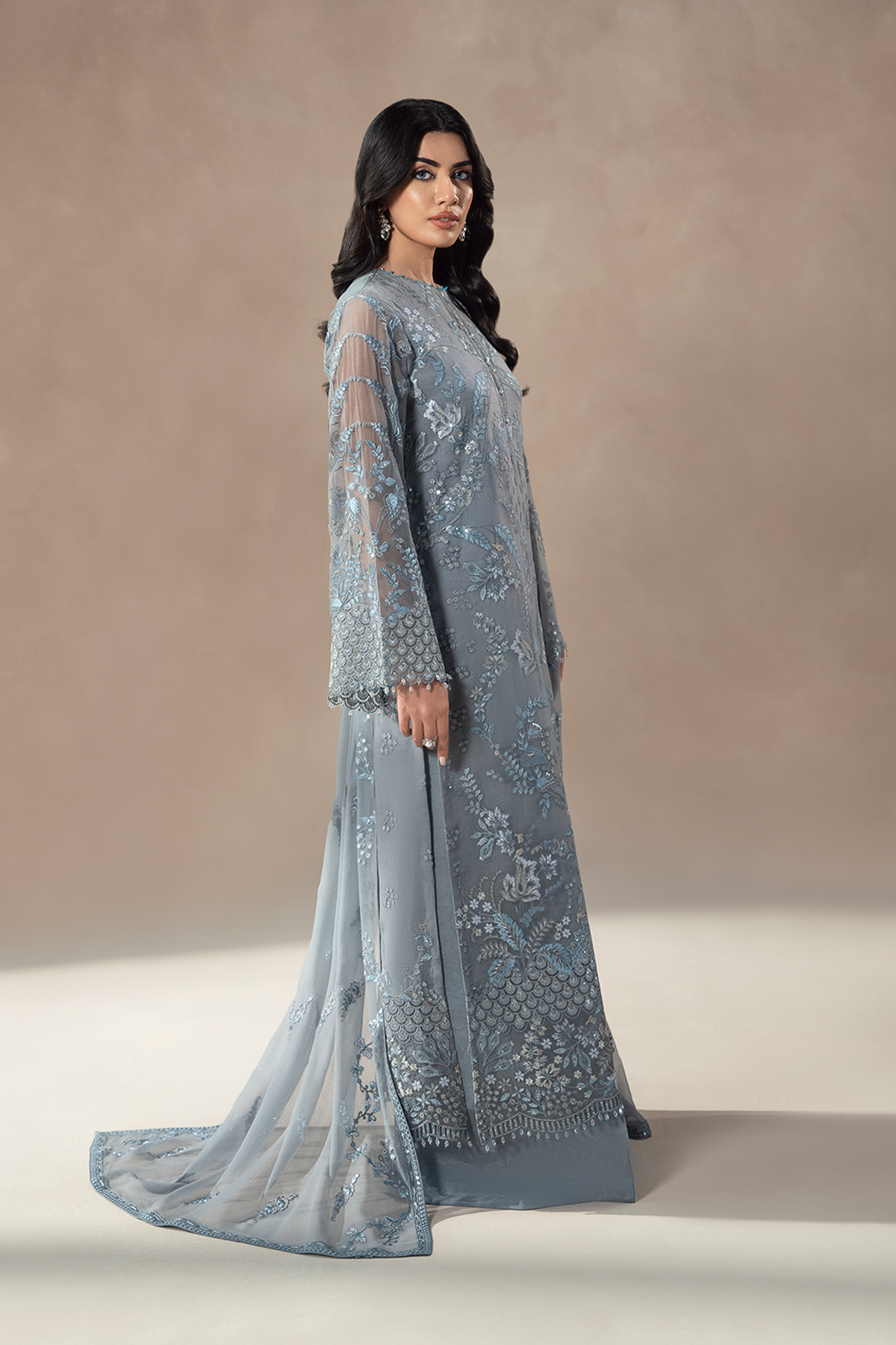 Lavish Premium | Afsanah Formals | MOONLIT MIST - by Libasekhas UK - Registered Vendor of : Lavish premium - 100% Original Designer Dress